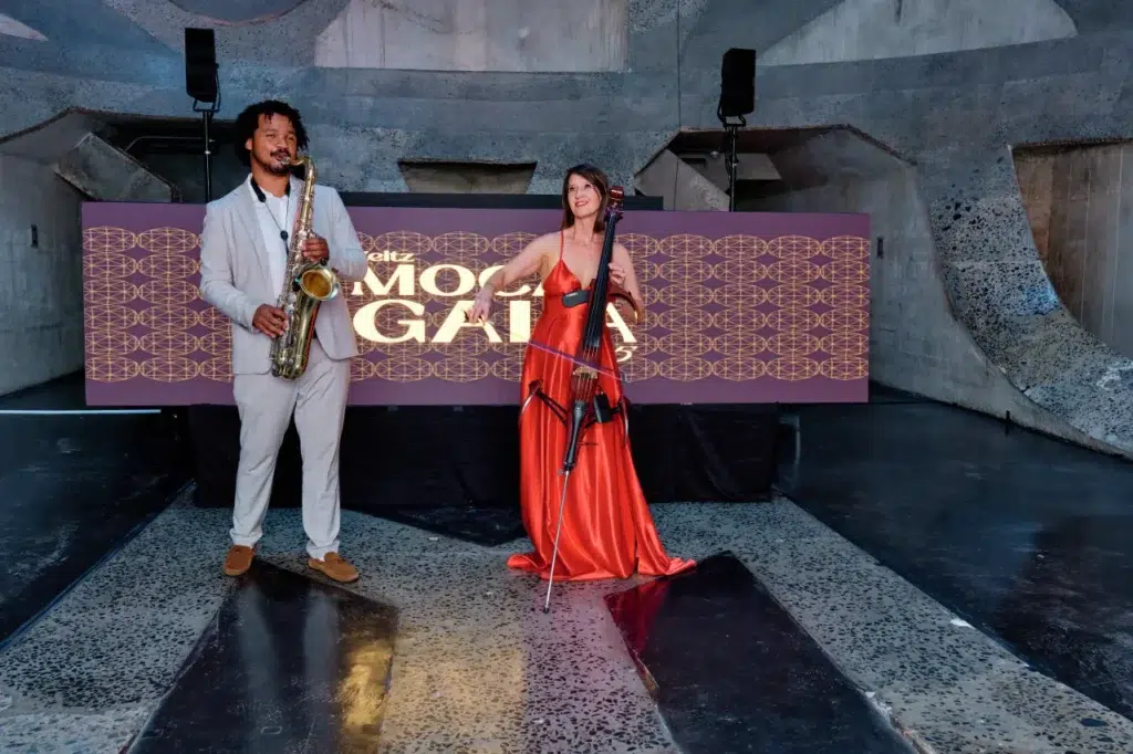 Live musicians performing at the Zeitz MOCAA Gala 2025, captured in professional event photography in Cape Town.